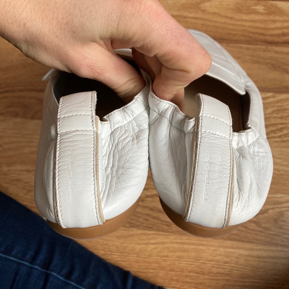 Everlane White Leather Loafer Flats 10.5 - Picture 6 of 6